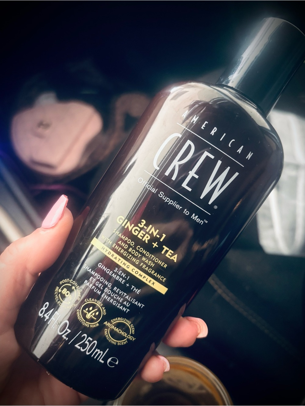 American Crew 3-in-1 Ginger + Tea Shampoo Conditioner and Body Wash